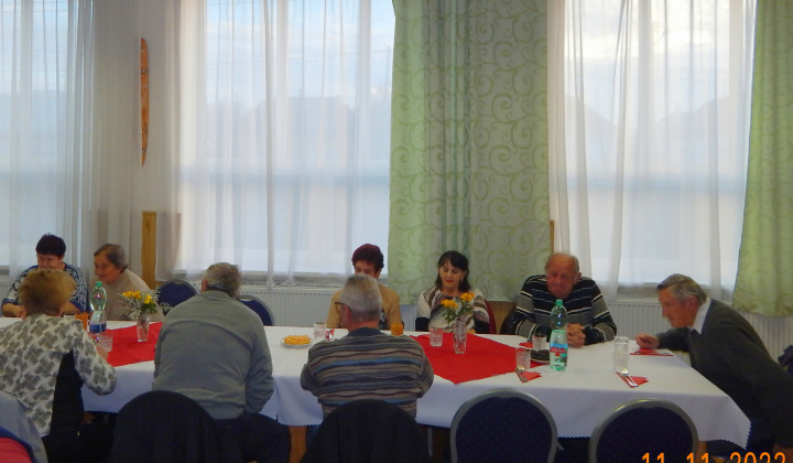 Členská schôdza ZO JDS v našej obci, ktorá sa konala dňa 11.11.2022