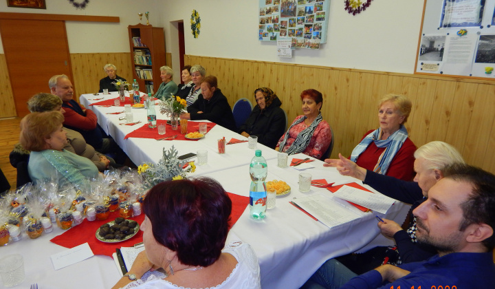 Členská schôdza ZO JDS v našej obci, ktorá sa konala dňa 11.11.2022